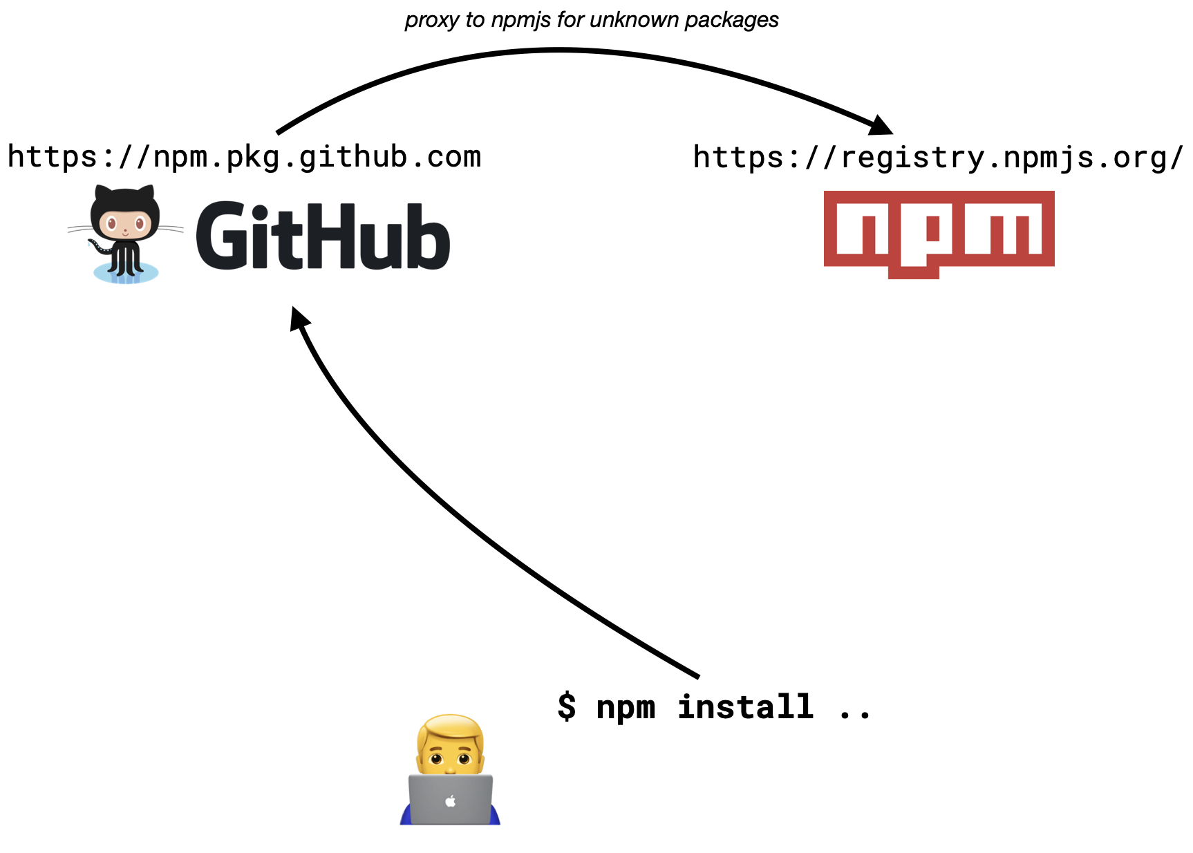 npm install from github package json