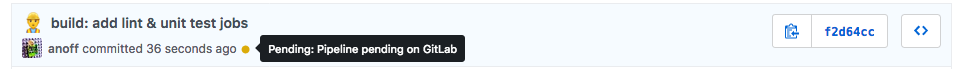 GitHub pending build