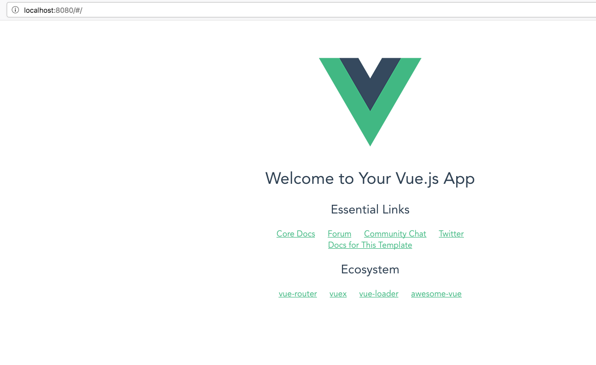 Vue.js template project